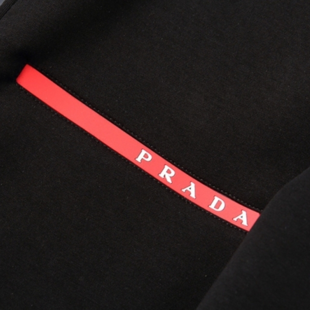 Prada Black Track Suit with Red Accents - Picture 4 of 15